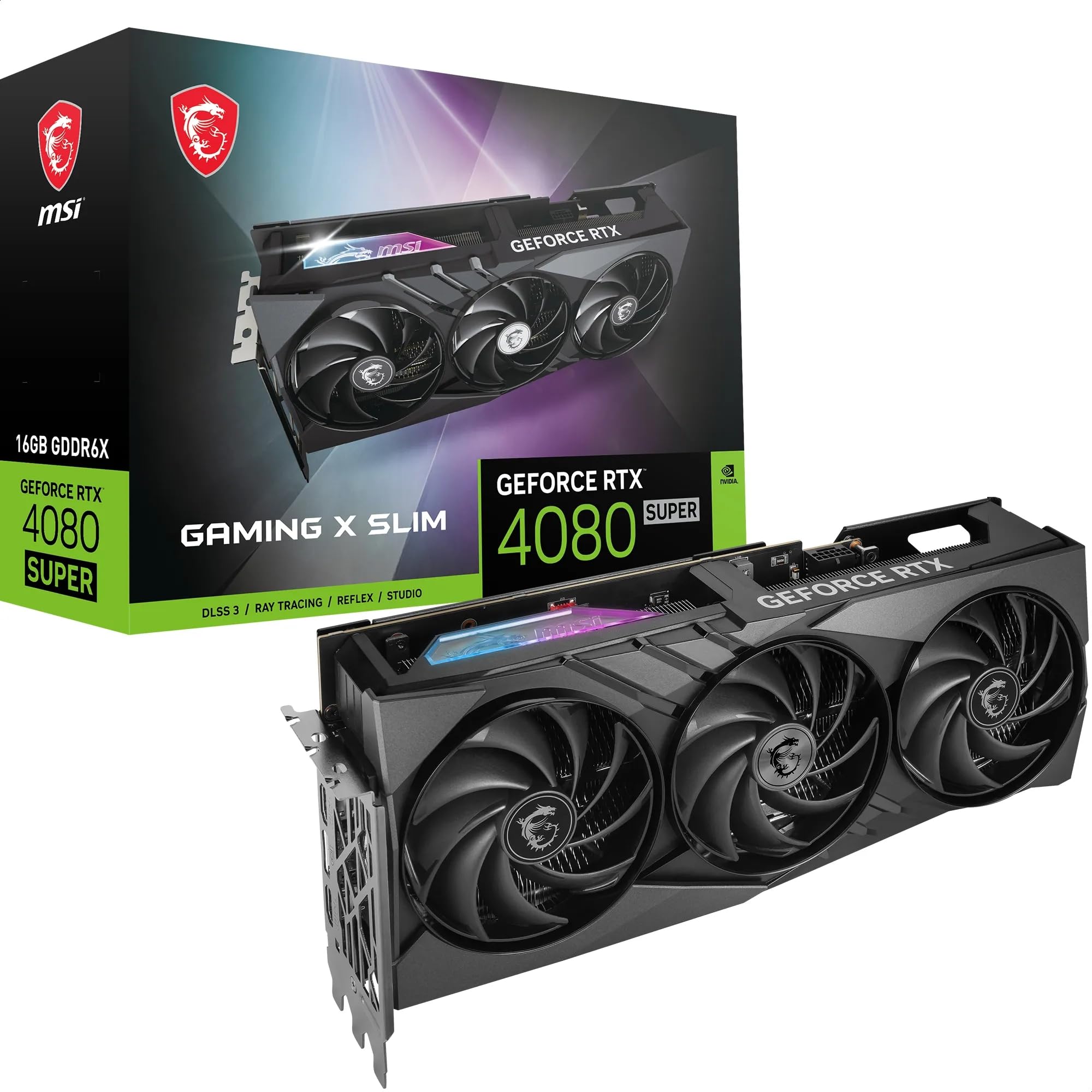 グラフィックボード・グラボ・ビデオカード GeForce RTX4080 SUPER GAMING X SLIM 16G Amazon | MSI GeForce RTX 4080 Super 16G Gaming X Slim グラフィック