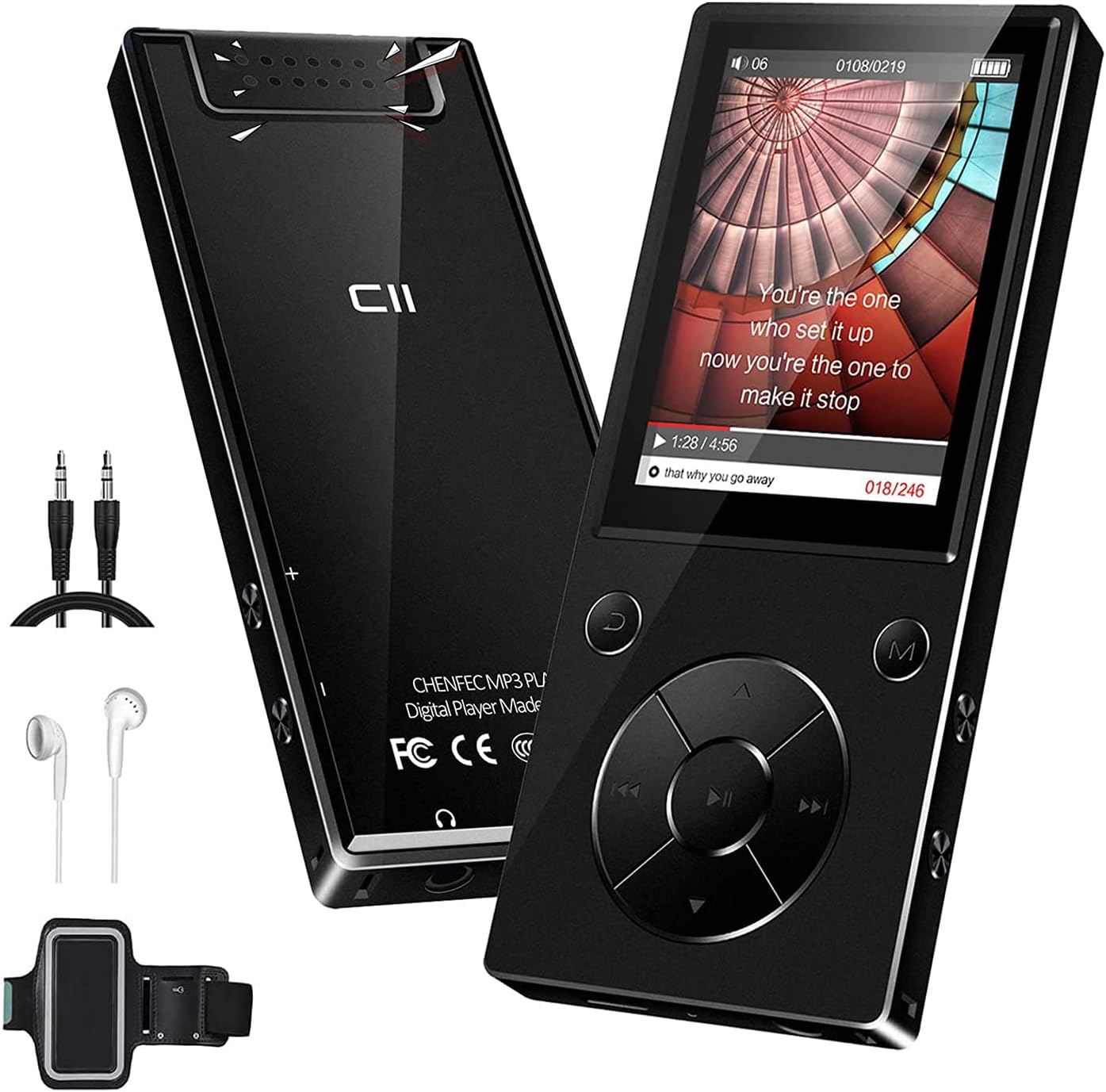 32GB MP3 Player with Bluetooth 5.0,CCHKFEI Bluetooth Music MP3 Player 2