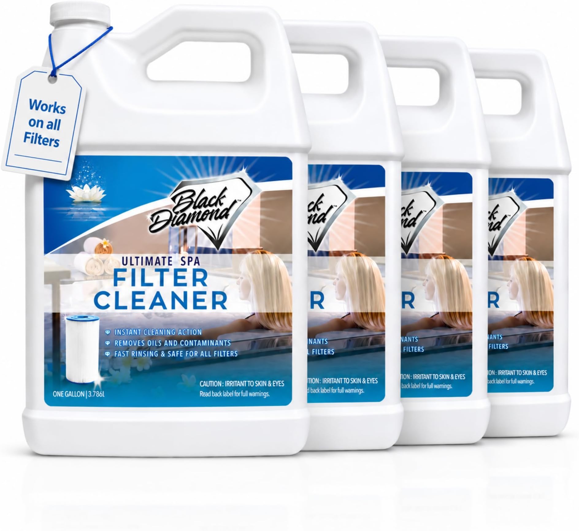 Ultimate Spa & Pool Filter Cleaner Spray - 4 Gallons