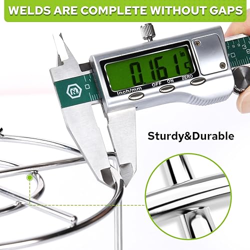 Miniatura 3 de HULISEN Estante de vapor para ollas, salvamanteles de 3 y 1-34 pulgadas de alto para olla instantánea de 6 cuartos y 8 cuartos de galón, estante de