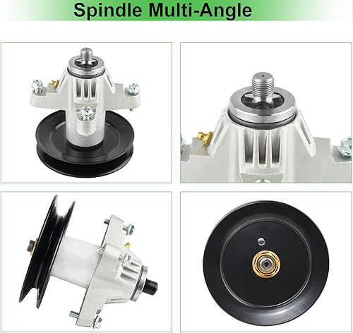 Miniatura 3 de OakTen Conjunto de husillo para cubierta Cub Cadet MTD Troy Bilt de 50 pulgadas y 54 pulgadas  Reemplaza 918-04126 918-04125 618-04126  Compatible