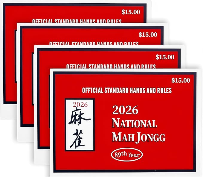 Updated Mahjong 2026-2027 Reference Cards for Easy Play
