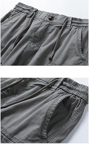 Miniatura 8 de Pantalones cortos cargo para hombre, talla 29, cintura 29, pantalones cortos de camuflaje para hombre, pantalones cortos de verano 2023 con hebilla