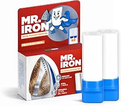 Mr. Iron 2x Universal Iron Cleaner Stick, Made in Italy, Removes Crusts, Limescale, Starch and Dirt from the Plate. Perfect for All Irons, Easy to Use, Safe