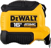 DEWALT Atomic Compact 16 ft Tape Measure DWHT38116S - 13 ft Reach, Finger Brake, Durable Blade