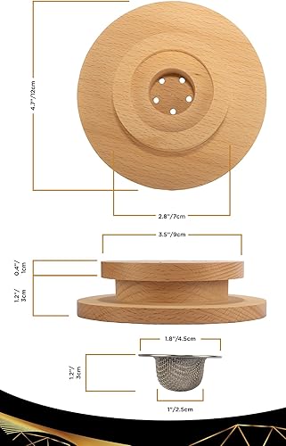 Miniatura 7 de Kit de ahumador de cóctel con antorcha y folleto de recetas, kit de ahumador de whisky y bourbon para bebidas, queso ahumado y carnes con 4 sabores