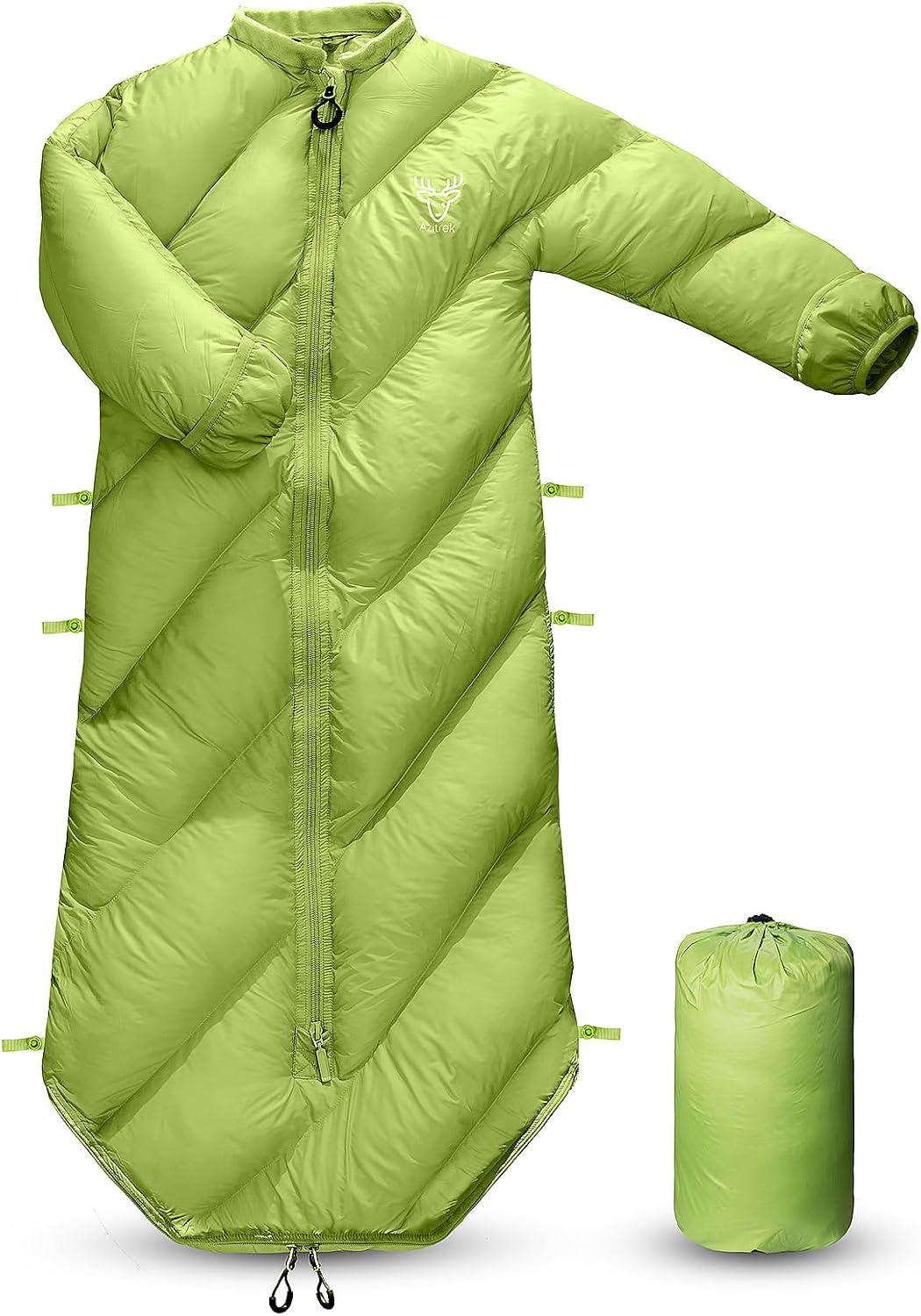 Toddler Sleeping Bag Camping for Girl, Boy 2T-3T | Puffy Wearable, Machine Washable Sleeping Sack for Kids up to 41 in | Lightweight Compact for Travel, Indoor Sleepover, Slumber Party
