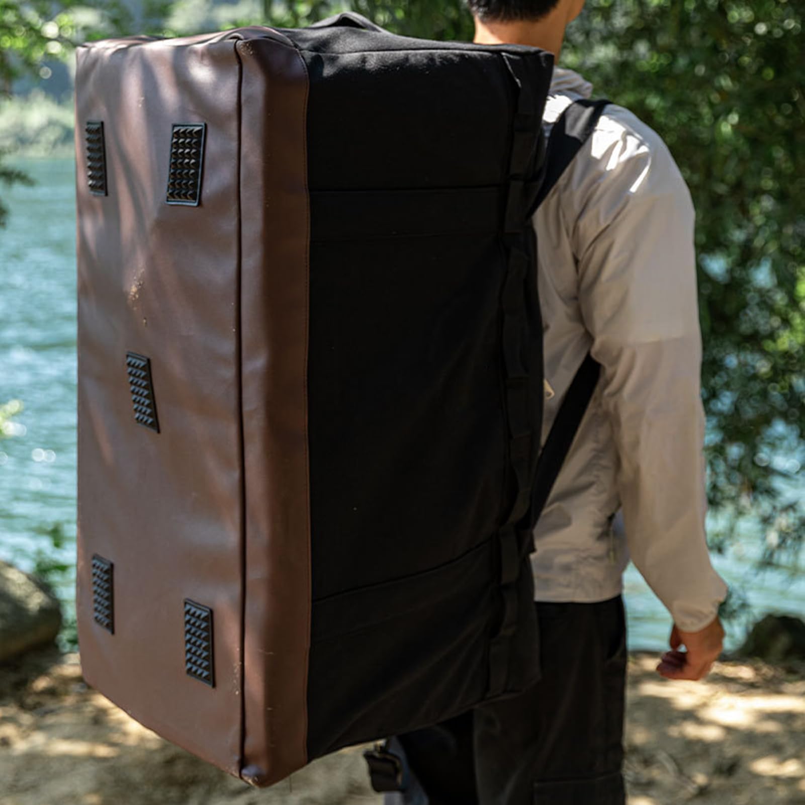 Torba na kemping do przechowywania Wytrzymały worek-pojemnik z organizerem | Organizer kuchni polowej Na outdoorowe przygody, survival, przenośną kuchnię, samochód, etui na