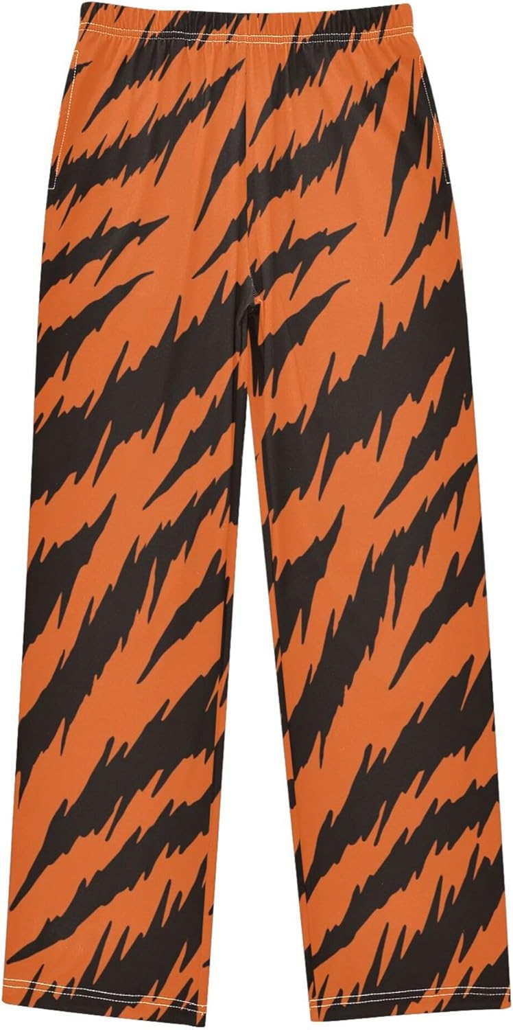 Pajama Pants Pajama Bottoms Soft Pjs Elastic Waist Lounge Pants 6-14Y