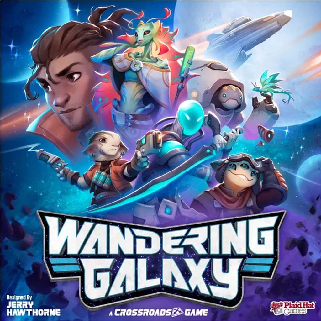 Plaid Hat Games, Wandering Galaxy A Crossroads Game - Space Exploration Strategy Game - for 1 to 6 Players, Ages 14+