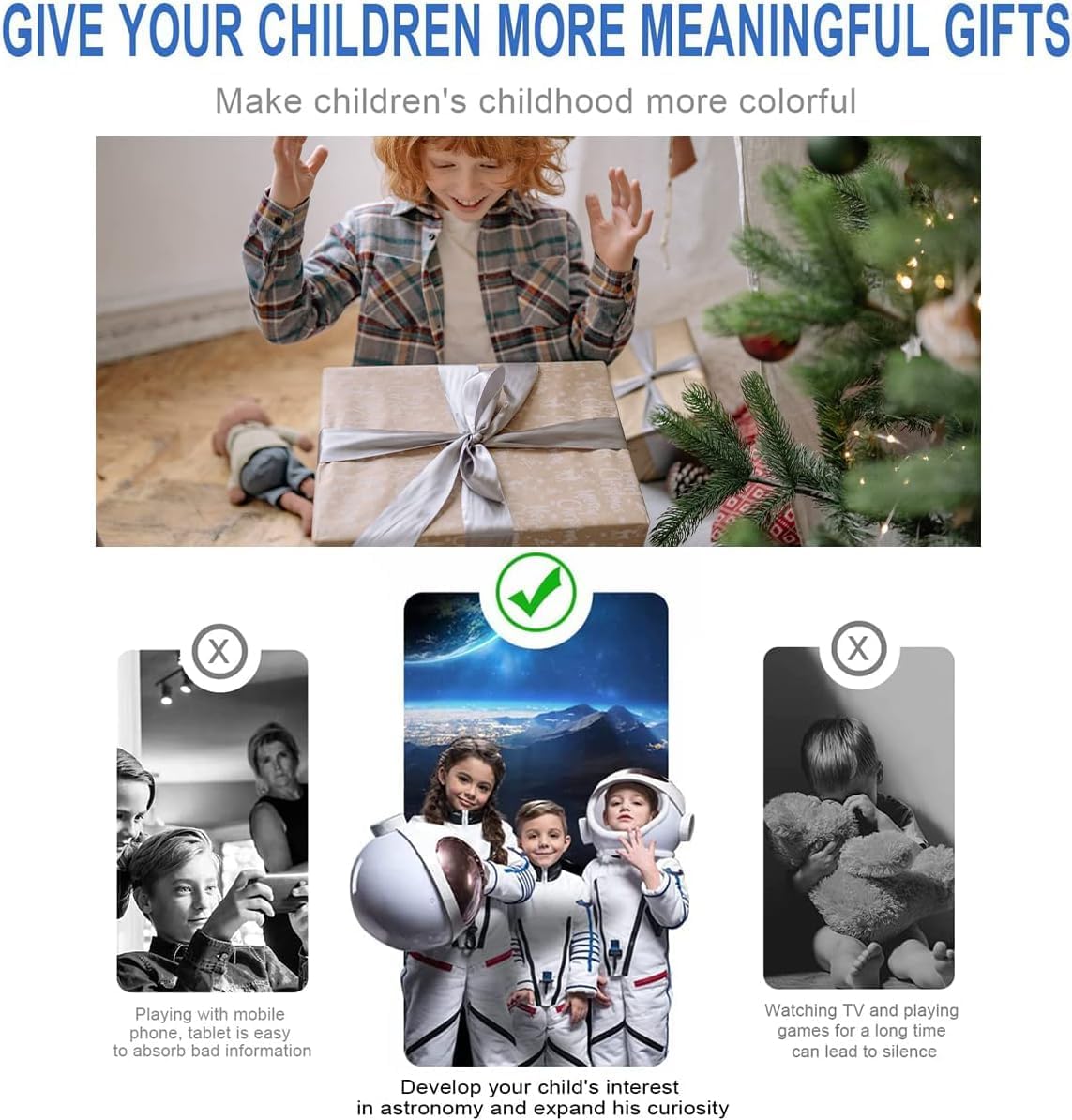 Kresal Telescope for Kids & Adults - 70mm Aperture 500mm AZ Mount Fully Multi-Coated Optics Astronomical refracting Portable Telescopes, with Tripod Phone Adapter, Carrying Bag, Remote Control 2 71c1+2WjFSL. SL1194