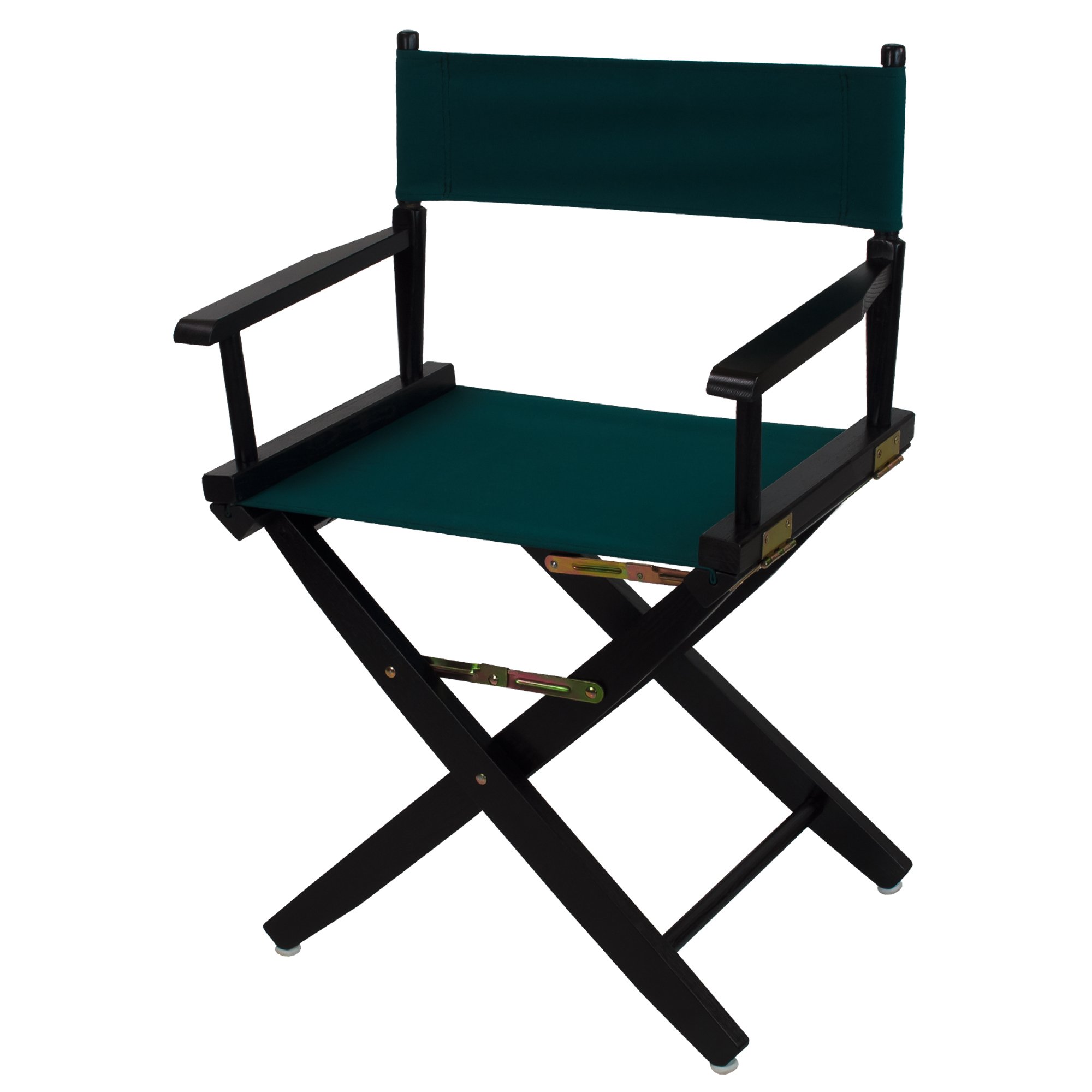 American Trails Extra-Wide Premium 18" Director's Chair Black Frame with Hunter Green Canvas
