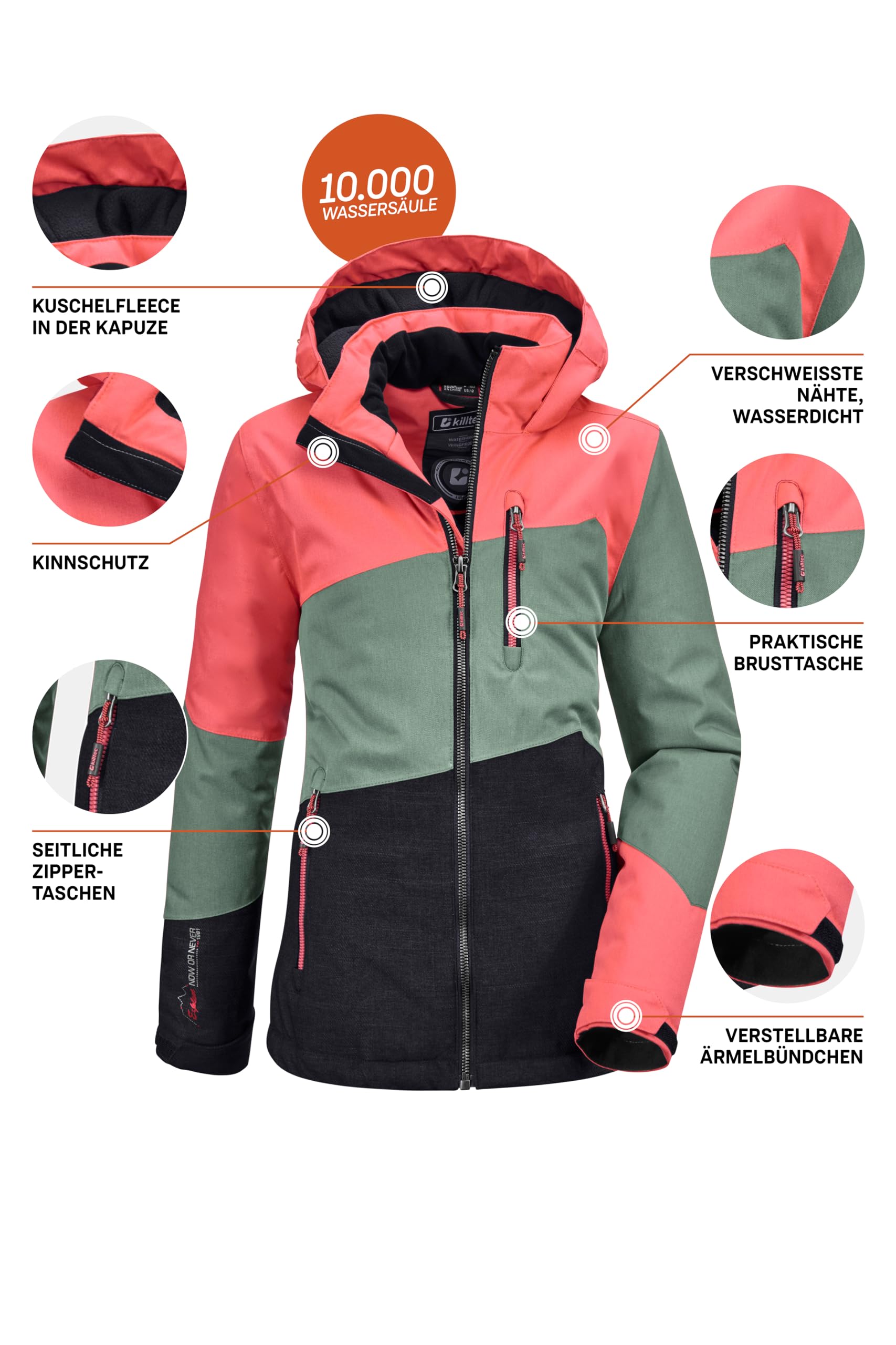 Killtec Lynge Grls Jckt B Chaqueta funcional con capucha Girl´s