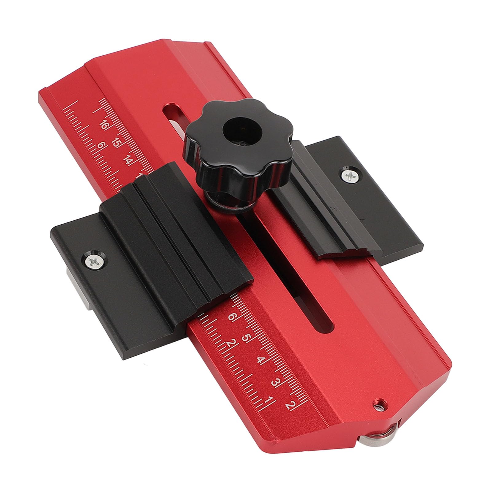 Guida professionale per seghe sottili per da tavolo Strumento preciso per strappi sottili Progetti di lavorazione del legno Carpentieri Accessorio leggero durevole in acci (Rossa)