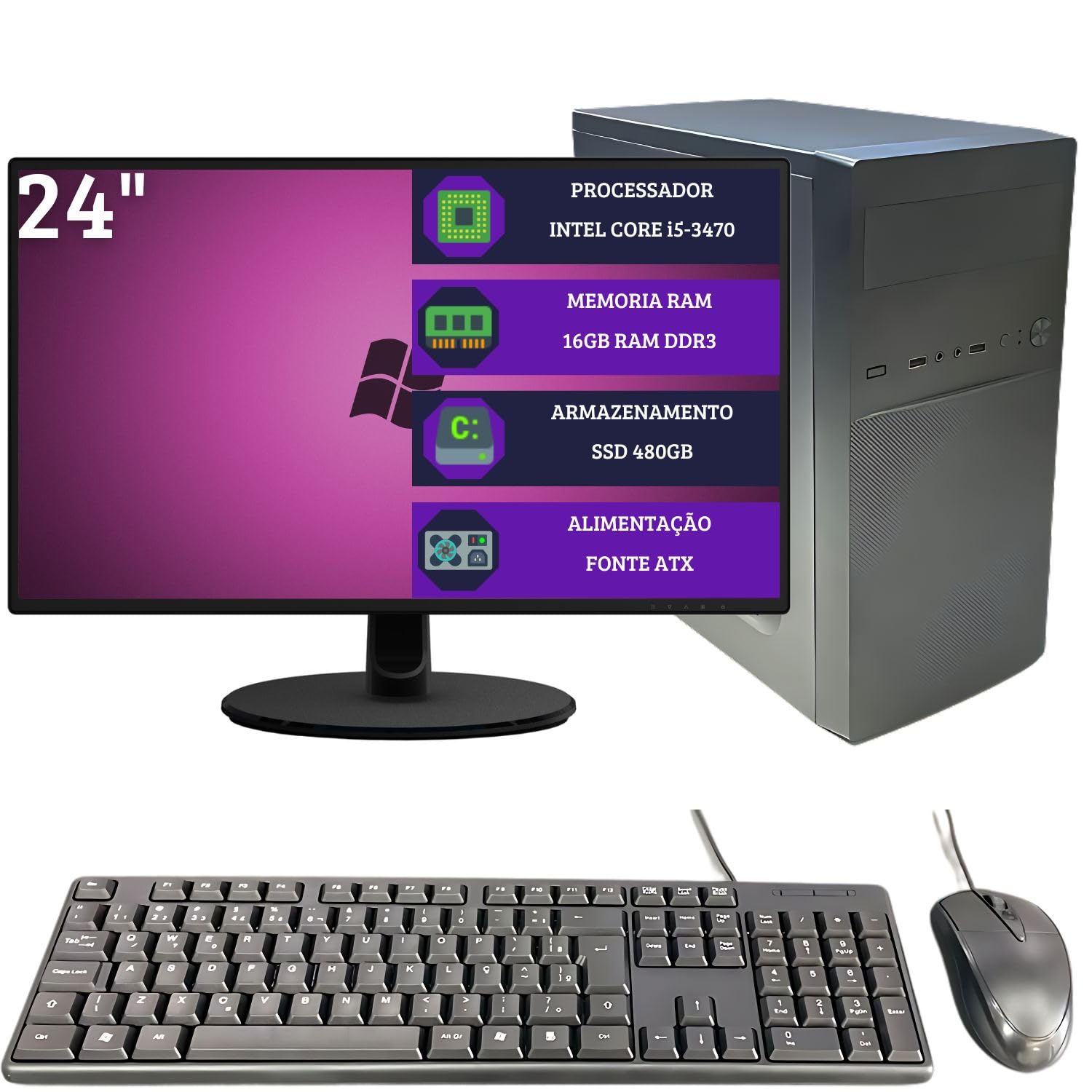 Windowsデスクトップ Win11 Office2021 SSD480GB+HDD1TB RAM16GB Windowsデスクトップ Win11 Office2021 SSD480GB+HDD1TB RAM16GB