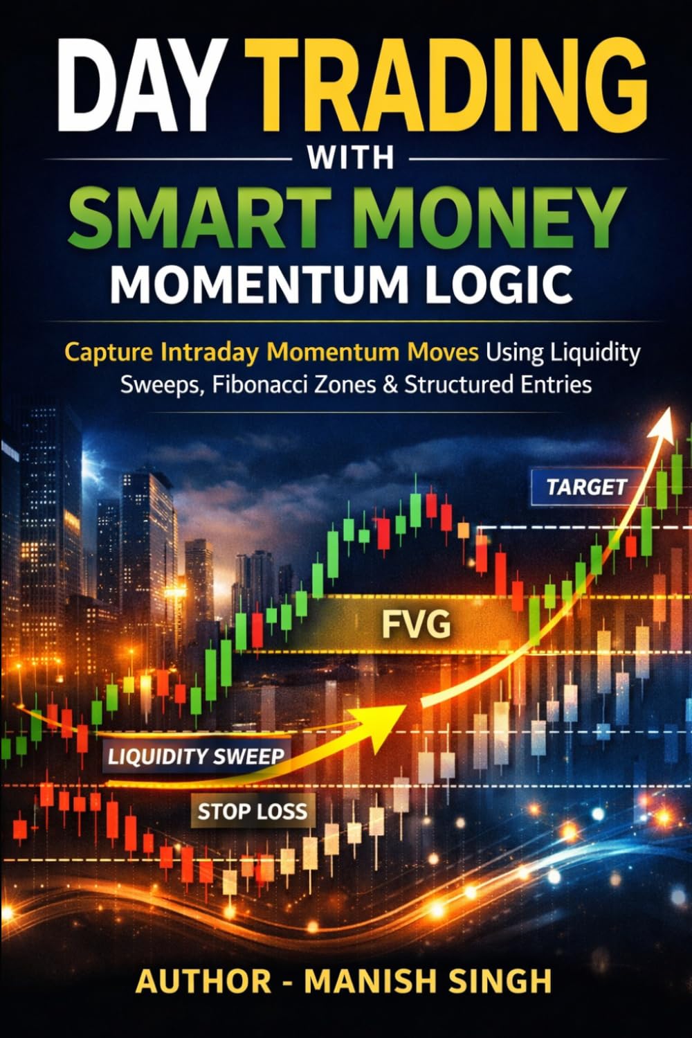 Day Trading with Smart Money Momentum Logic: Capture Intraday Momentum Moves Using Liquidity Sweeps, Fibonacci Zones & Structured Entries: 3 (Rule-Based Trading Setup Series)