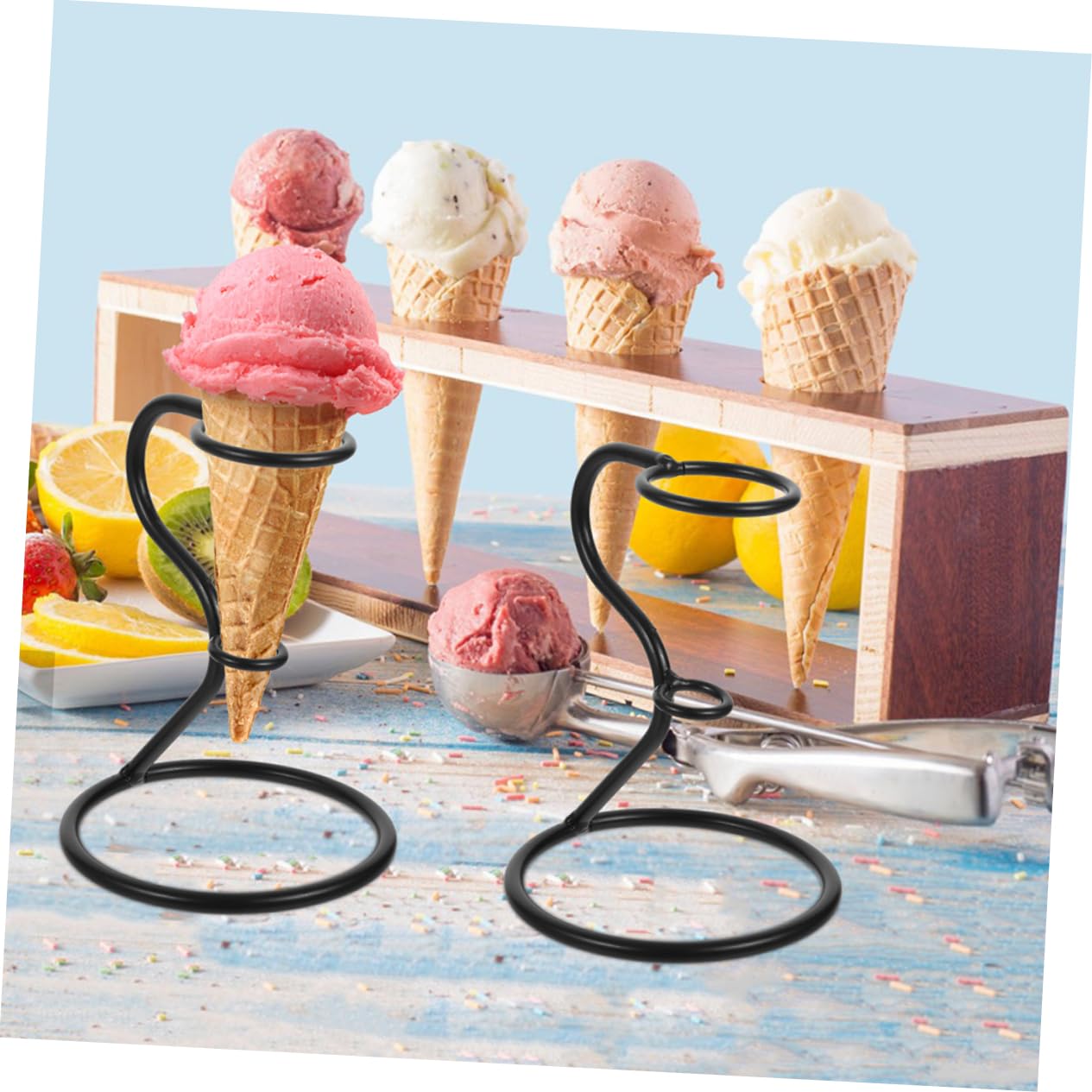 アイスクリームコーン ディスプレイ Amazon｜Fmzrbnih アイスクリームコーンディスプレイスタンド