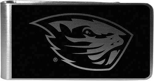 Vista 5 de Siskiyou Sports NCAA Unisex Black and Steel Money Clip