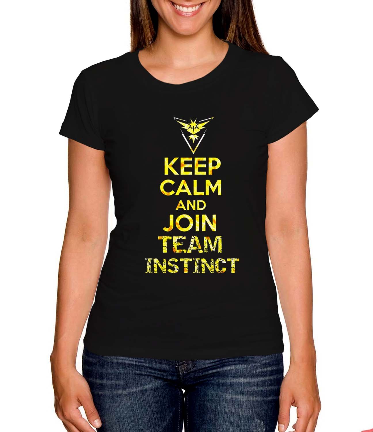 Keep Calm And Join Team Instinct Shirt For T-shirt Women SF