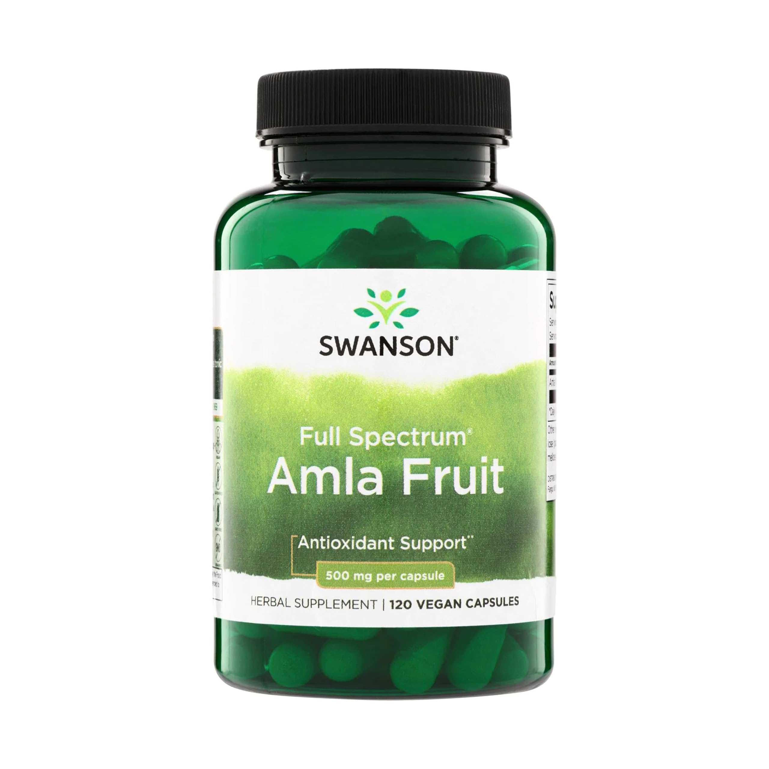 Swanson Full Spectrum Amla Fruit, 500 mg, 120 Capsules