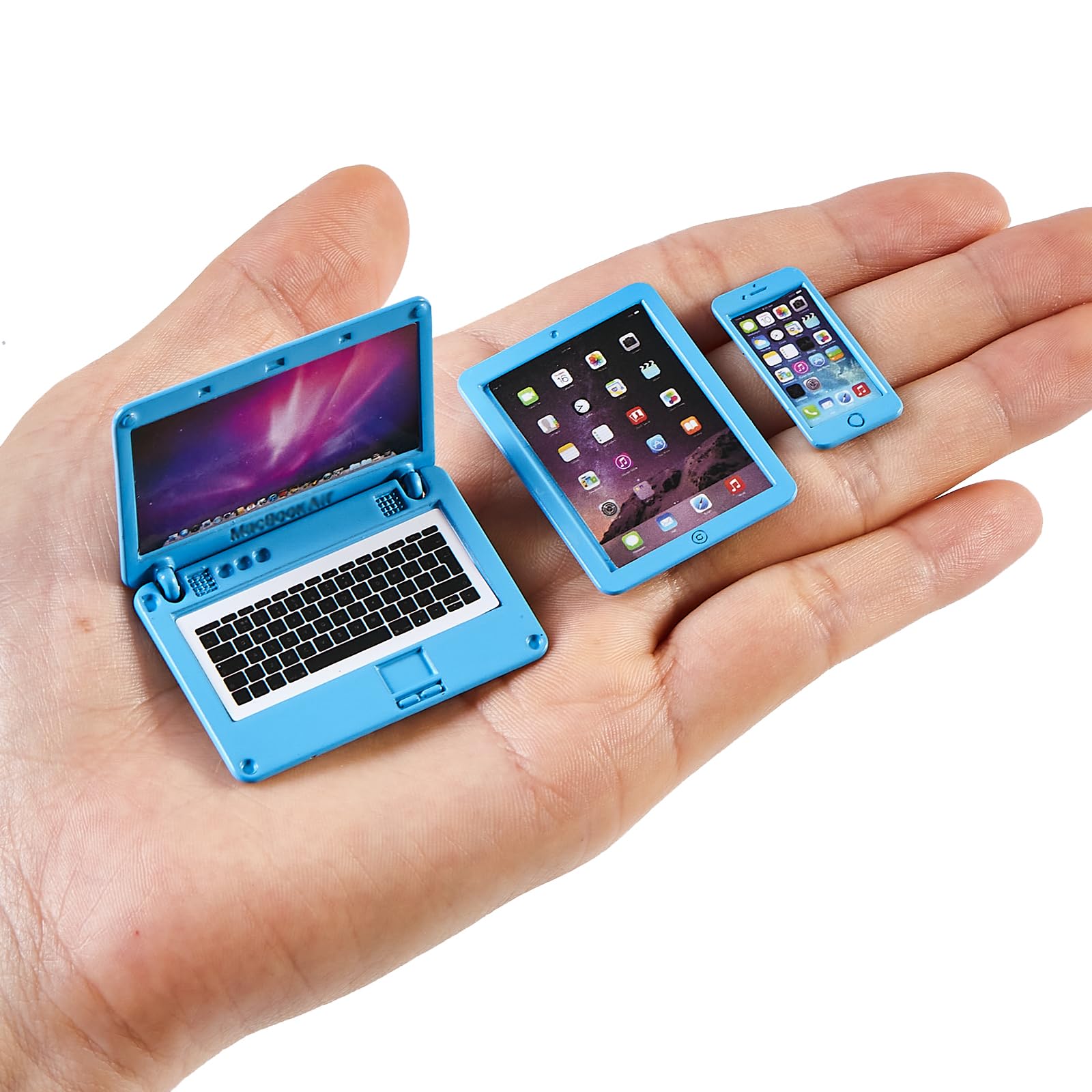 Aanxufa 3 Pcs Dollhouse Furniture Accessories Laptop - dollhouse accessories | Mubboo