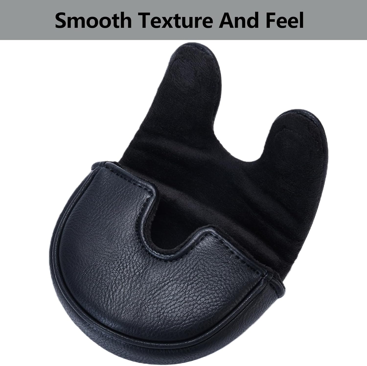Classic Golf Club Mallet Putter Head Cover Fits for OZ1 MEZZ 1 MEZZ1 MAX Putters with Magnetic Closure Center Shafted PU Leather Headcover
