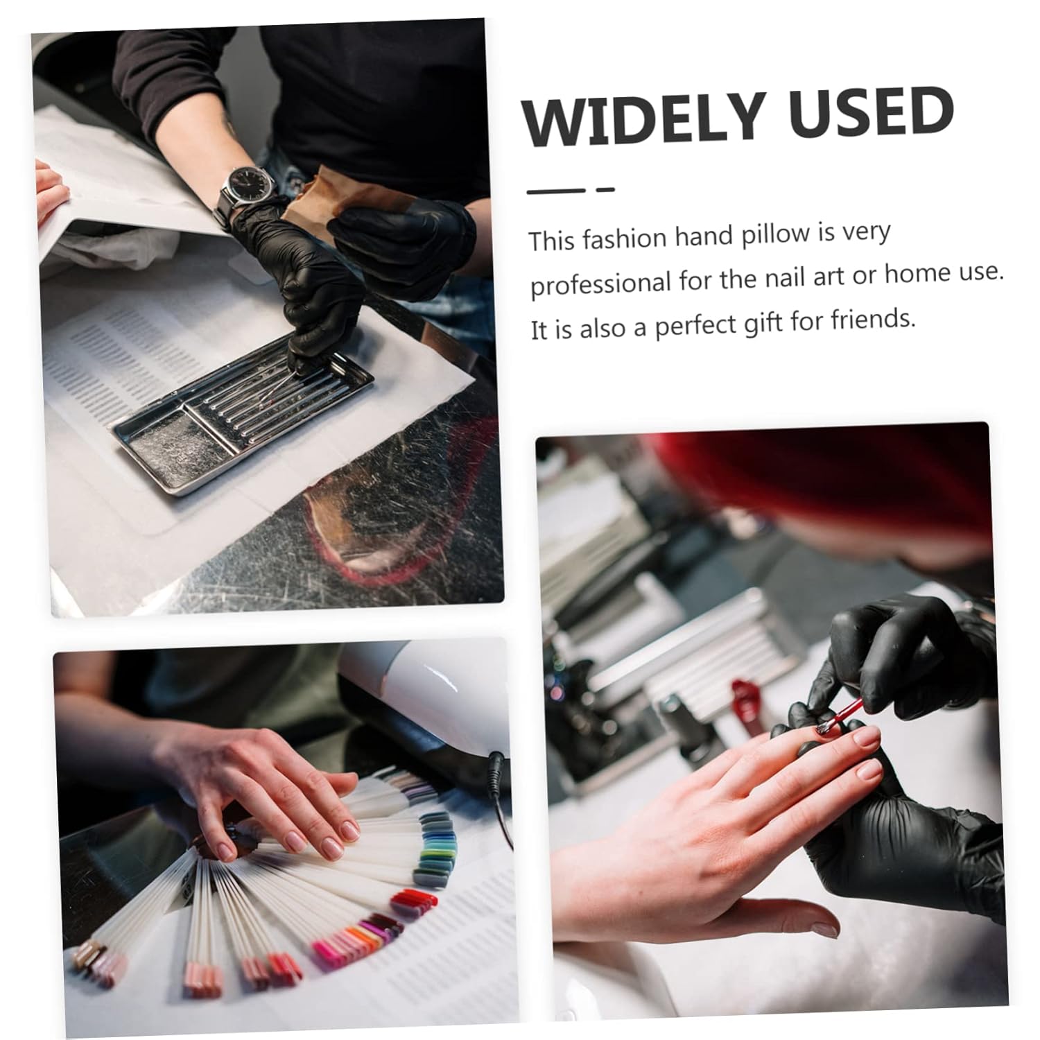 Nail Art Hand Pillow for Manicure Comfortable Wrist Support Cushion Stylish Stripe Design for Nail Salons Practical Beauty Accessory for