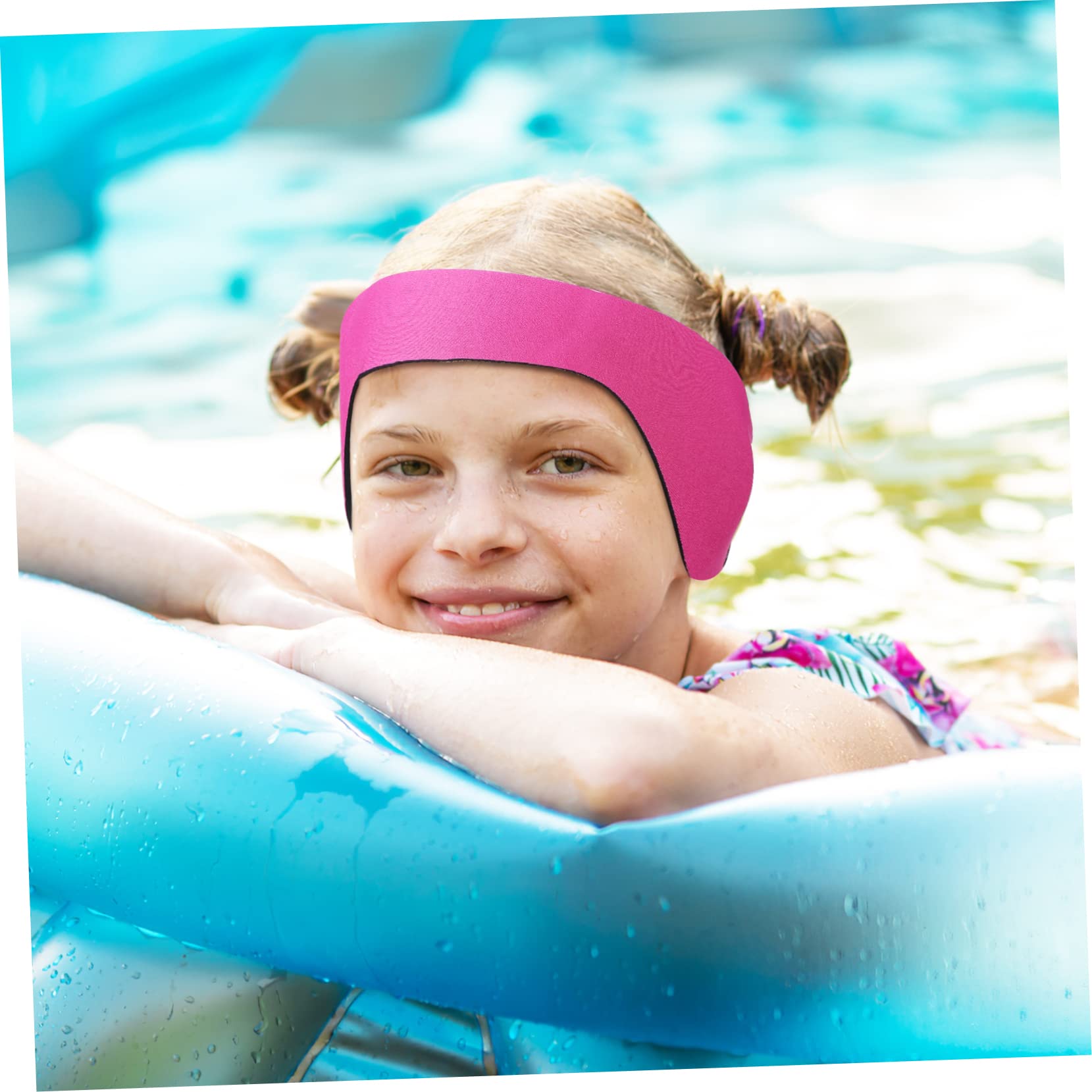 VANZACK 10 Pcs Headband Sports Hair Bands Kids Swimming Gears Swimming Ear Bands Swimming Supplies Swim Hairband Ear Protection Guard Band Sports Sweatband