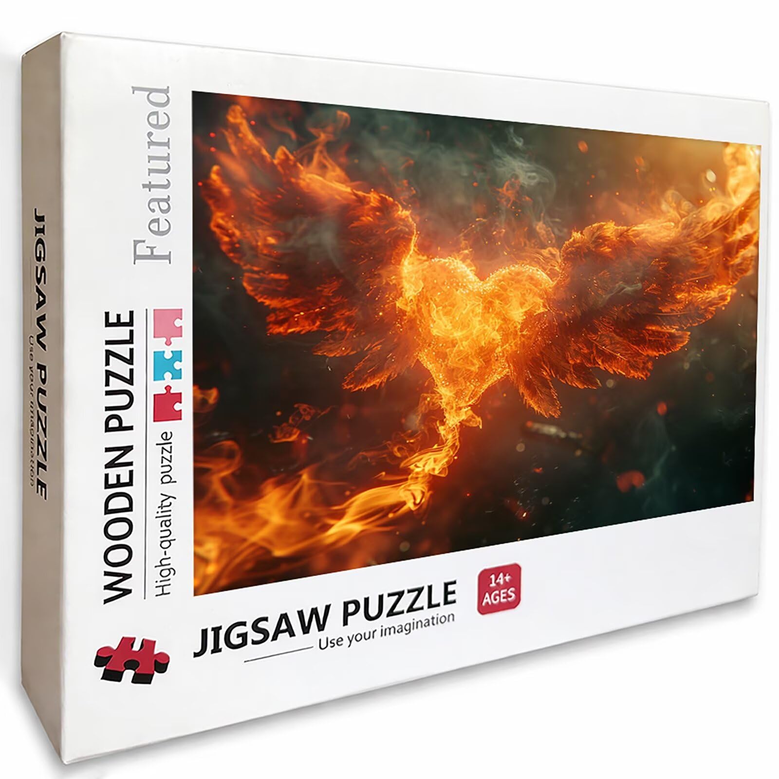 Flame Puzzle 2000 Pezzi Adulti, Puzzle Legno con Scatola 99x70cm, DIY Giochi Divertenti per Familiar, Idea Regalo Uomo e Donna, Squisita confezione Regalo, Estate Decorazioni Casa, (Ala) L-3218