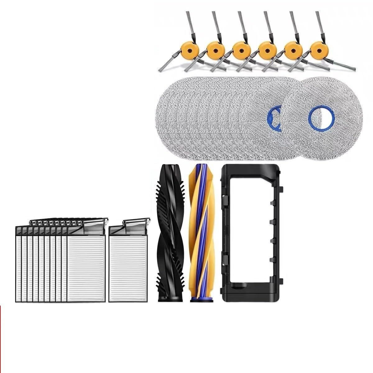 Compatibile Con Dreame, X60 Max Ultra, Accessori for Aspirapolvere: Spazzola A Rullo, Filtro, Scopa, Spazzola Laterale(Set c)