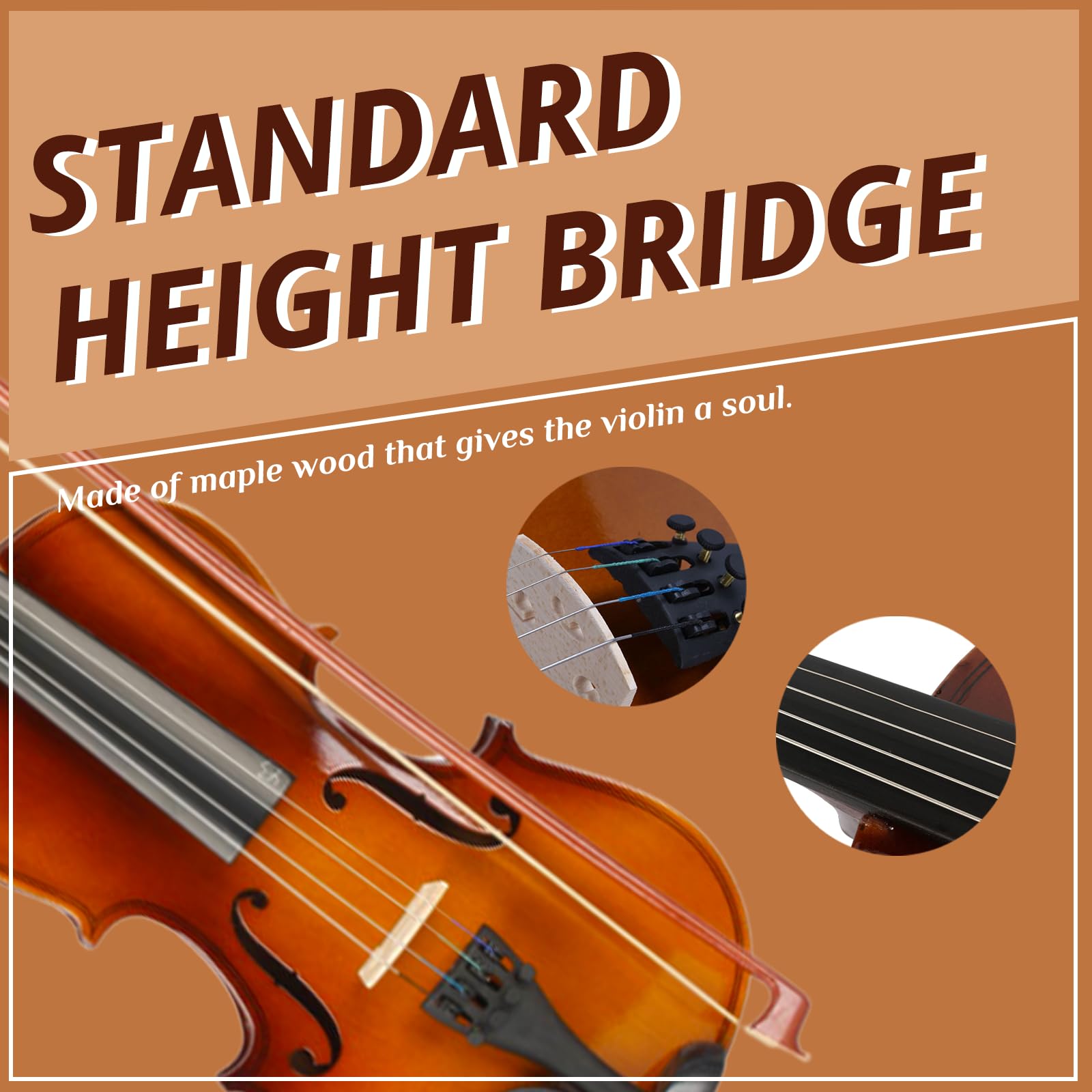 Amazon.com: Ktaxon 3/4 Acoustic Violin Kit for Beginners | Fiddle