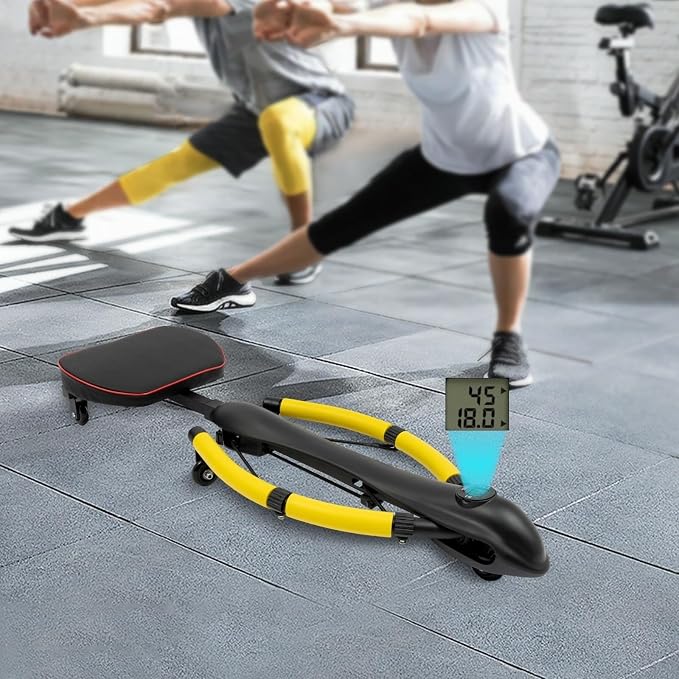 Máquina de remo y ejercicio abdominal ajustable miniatura 3