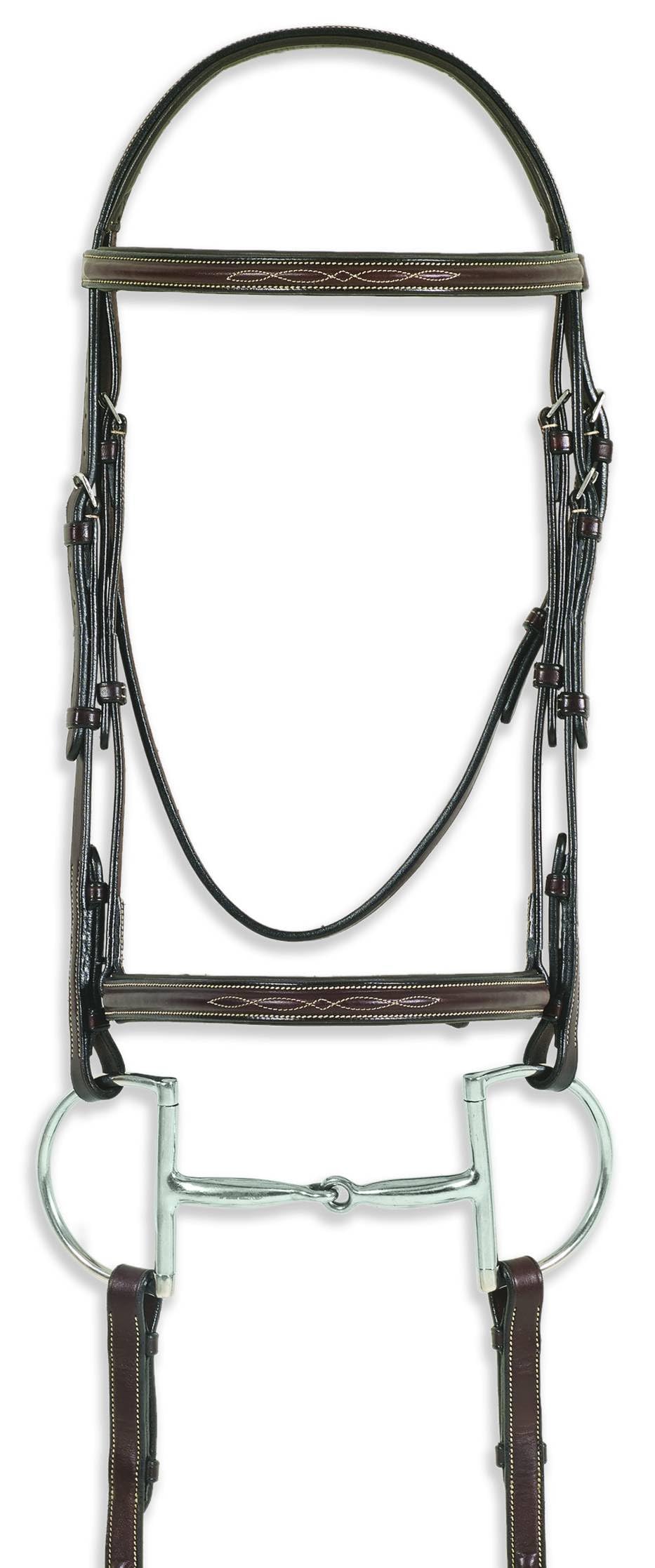 Ovation Comfort Crown Fancy Raised Bridle Horse