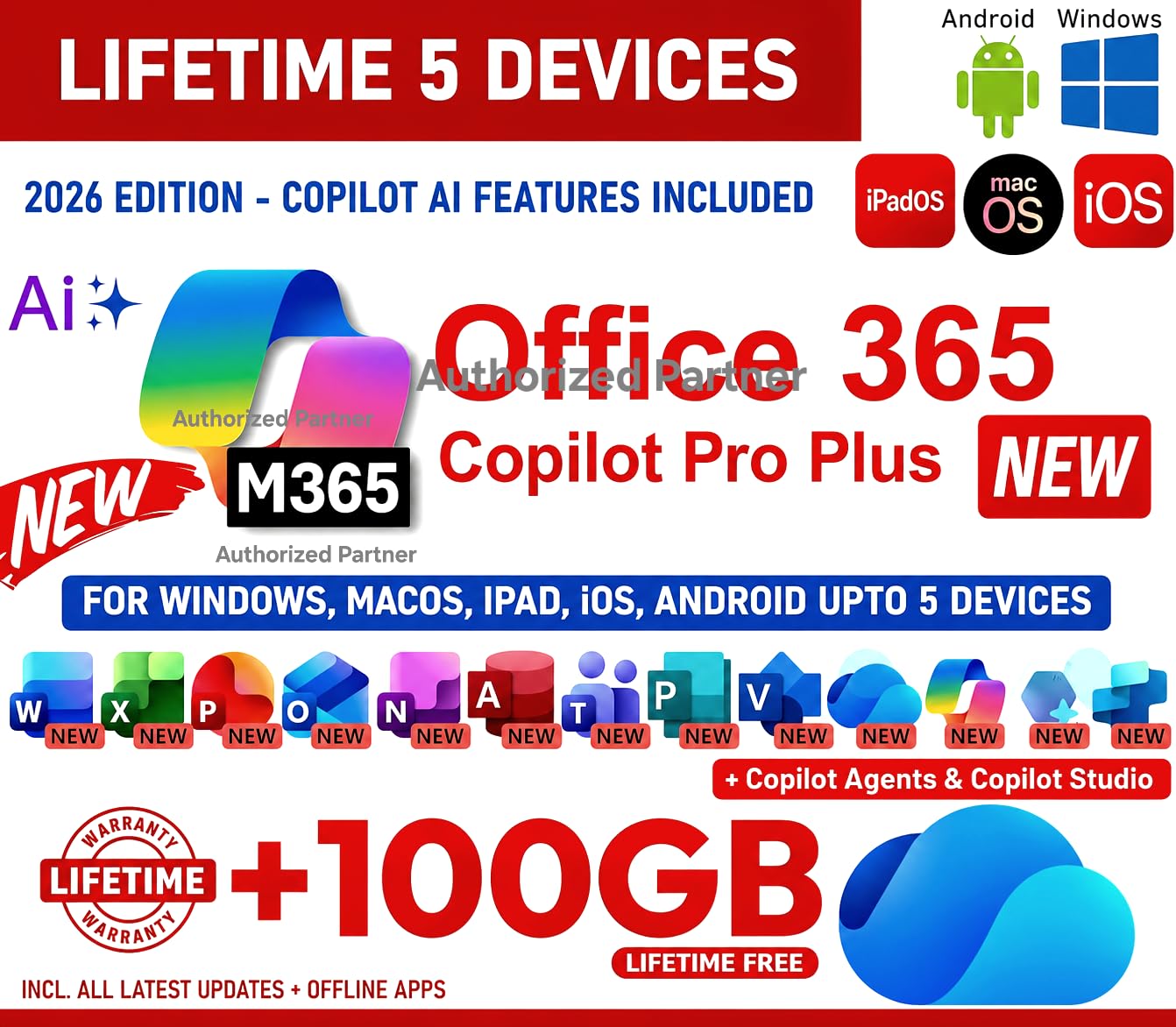 OFFICESUITE 365 Professional Plus MS (2026) with New Copilot Ai Edition | (upto 5-6 Devices, Lifetime Validity) for Win, iOS, macOS, iPADOS, Android | 150GB Storage (Cloud+Outlook) for lifetime | Regular Updates with Unlimited Reinstallations-image-27