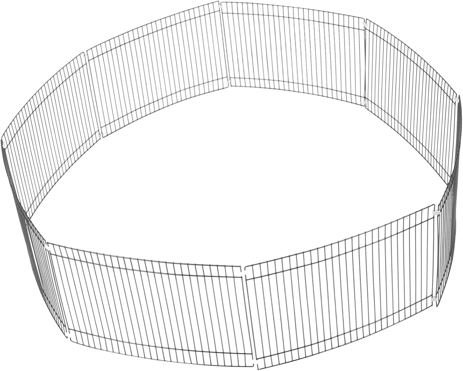 BESPORTBLE 8pcs Metal Pet Playpen for Small Animals Portable Hamster Activity Fence Isolation Barrier for Use Design for Easy Storage