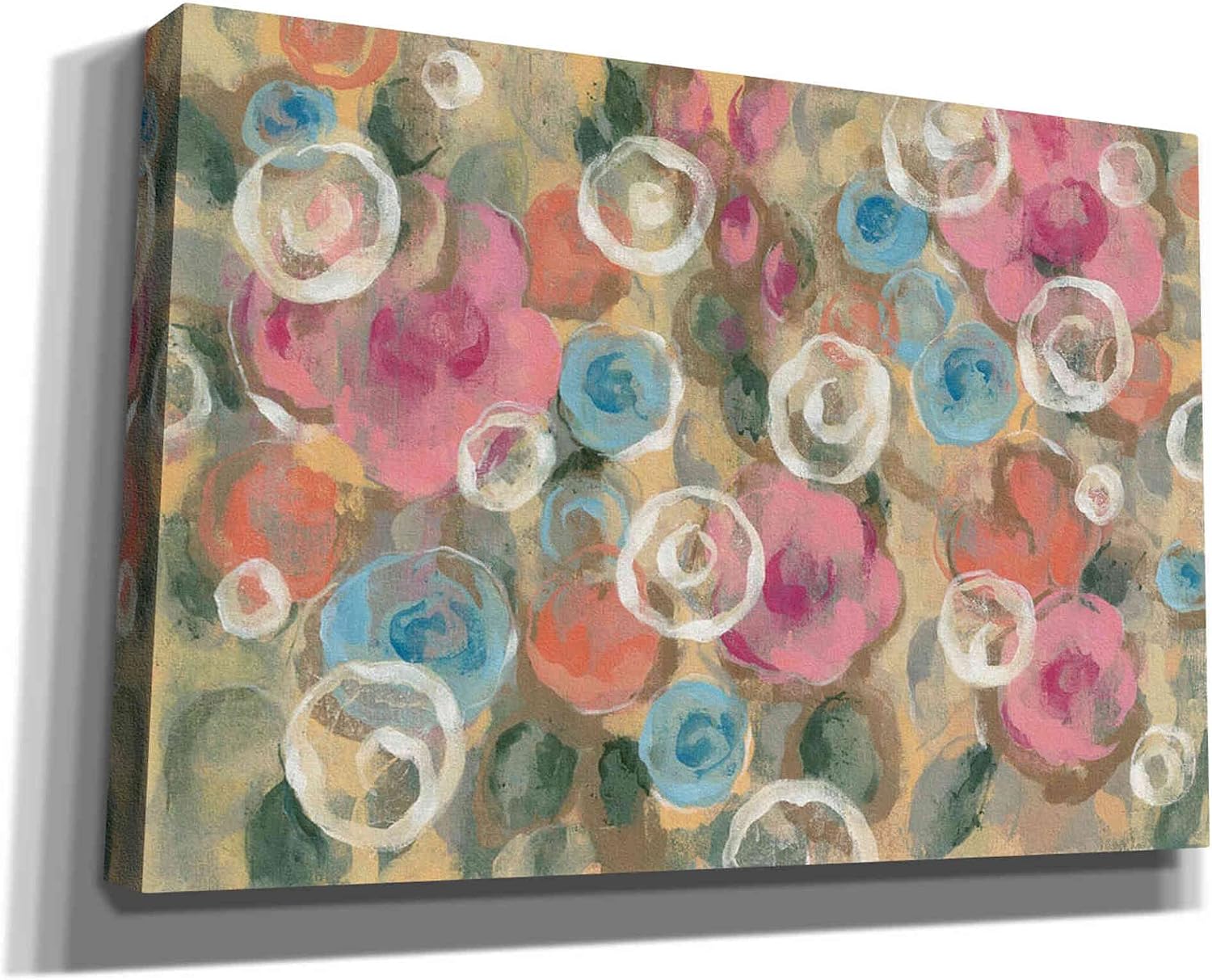 Epic Graffiti 'Parisian Floral I' by Silvia Vassileva, Canvas Wall Art, 18"x12"