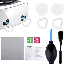 Camera Lens Protector Films for Meta 3s, 4pcs Anti-Scratch Camera Lens Covers with Jet Bag and Cleaning Cloth Protective Case Practical Accessories for Meta 3s