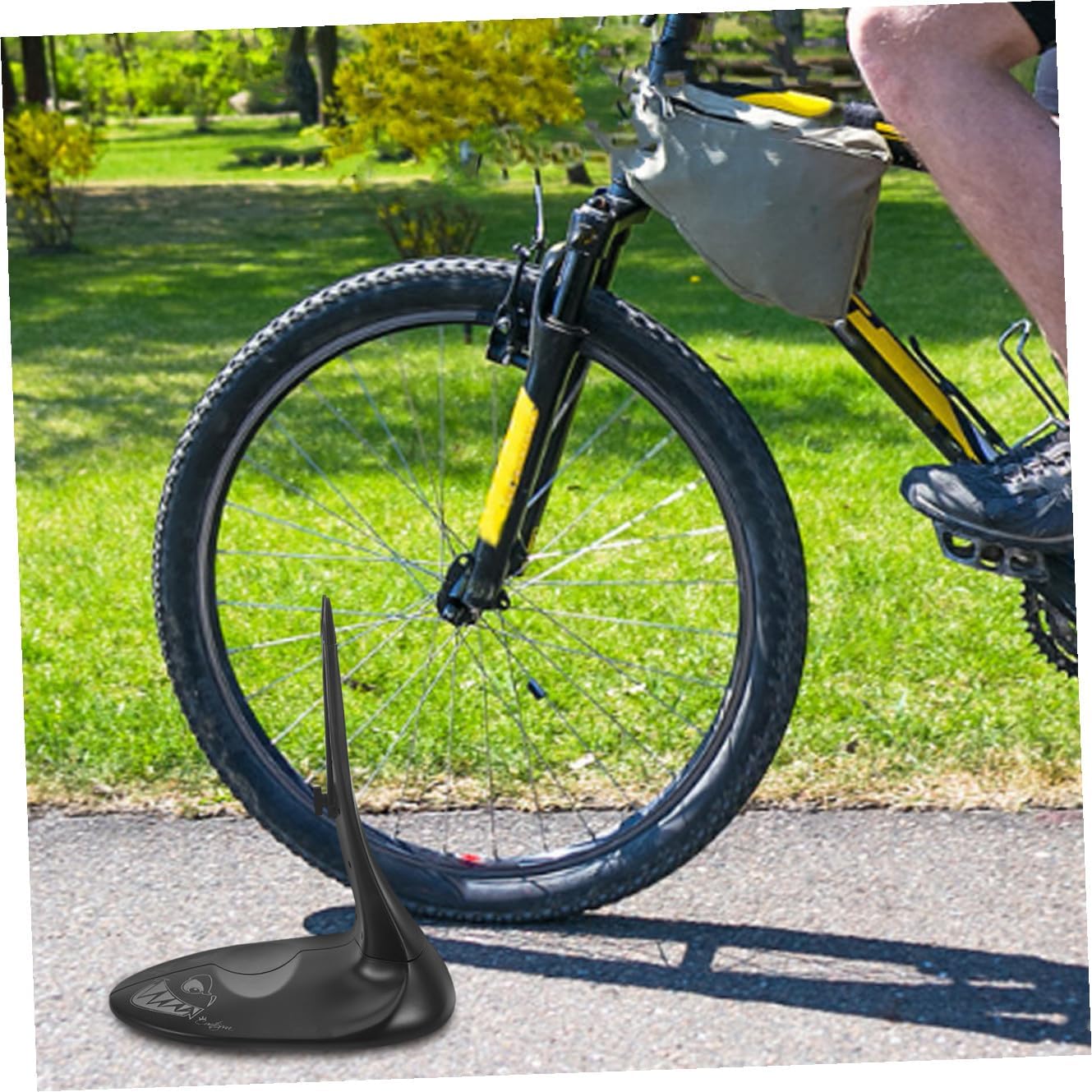 YARNOW Adjustable Portable Stand Compact Bike Holder for Easy Installation Sturdy Support for Road Mountain Scooter Rack Parking