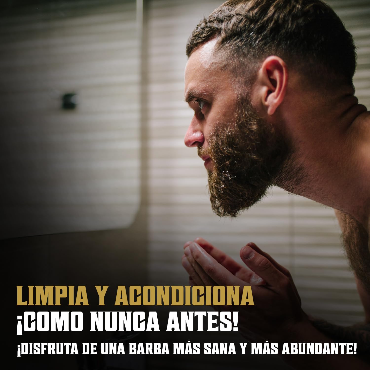 Viking Revolution Juego de Champú y Acondicionador de Barba con Aceites de Argán y Jojoba - Champú Barba Hombre que Suaviza, Alisa y Fortalece el Crecimiento - Tabaco Dulce 2x500 ml