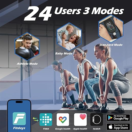 Báscula Corporal Inteligente Lepulse con Medición de Composición Corporal App miniatura 8