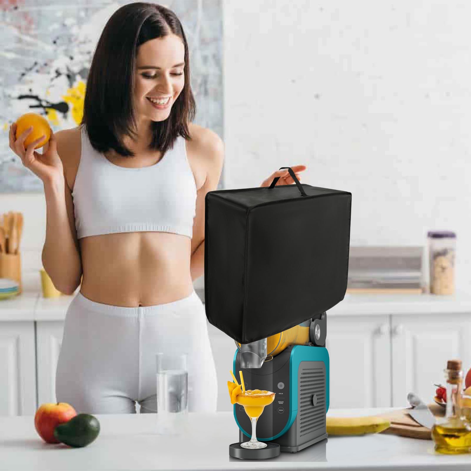 Housse De Protection Pour Machine Ninja Slushie – Nylon 600D – Résistante à L’eau Et Poussière – 43x48x20 Cm