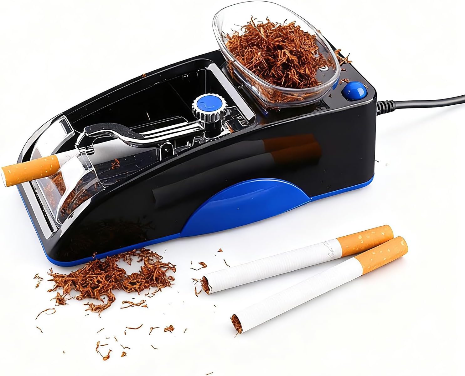 Electric Cigarette Tobacco Rolling Automatic Roller Maker Mini Machine, Men's Father's Best Present