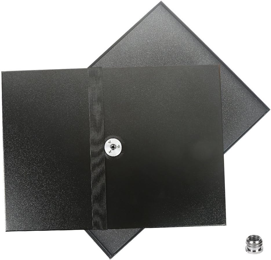 YaeCCC Laptop Notebook Tray Holder Platform Pallet for 1/4''and 3/8'' Screw Adapter Tripod Stand Mount