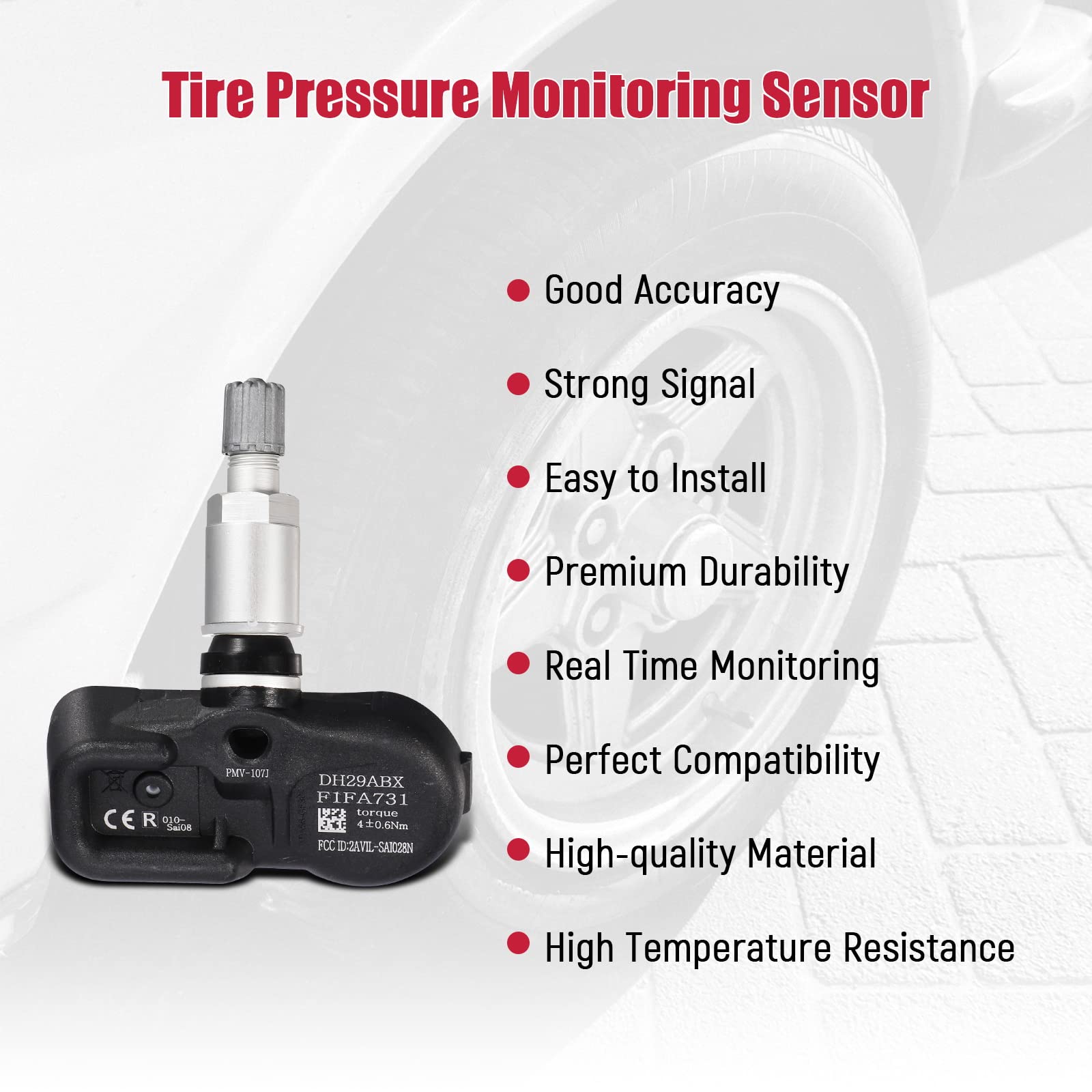 Amazon.co.jp: AUTEX TPMS センサー タイヤ空気圧監視システム 315MHz