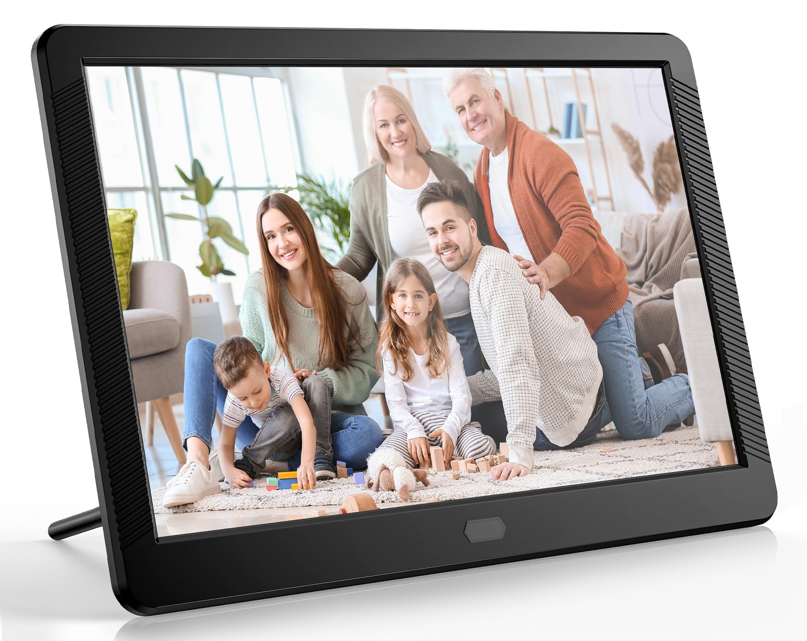 WiFi Digital Picture Frame, 8-Inch Smart Photo Frame with IPS Touch Screen, Easy Setup &amp; Instant Sharing via App, Auto-Rotate, 32GB, Wall-Mountable Electronic Frame for Home Decor