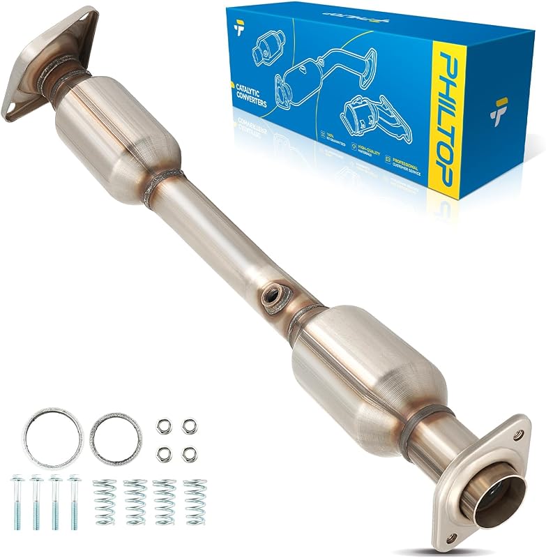 Kit de conversor catalítico PHILTOP com junta para Nissan Versa 2007–2011 e 2012 1.8L – 1 conjunto