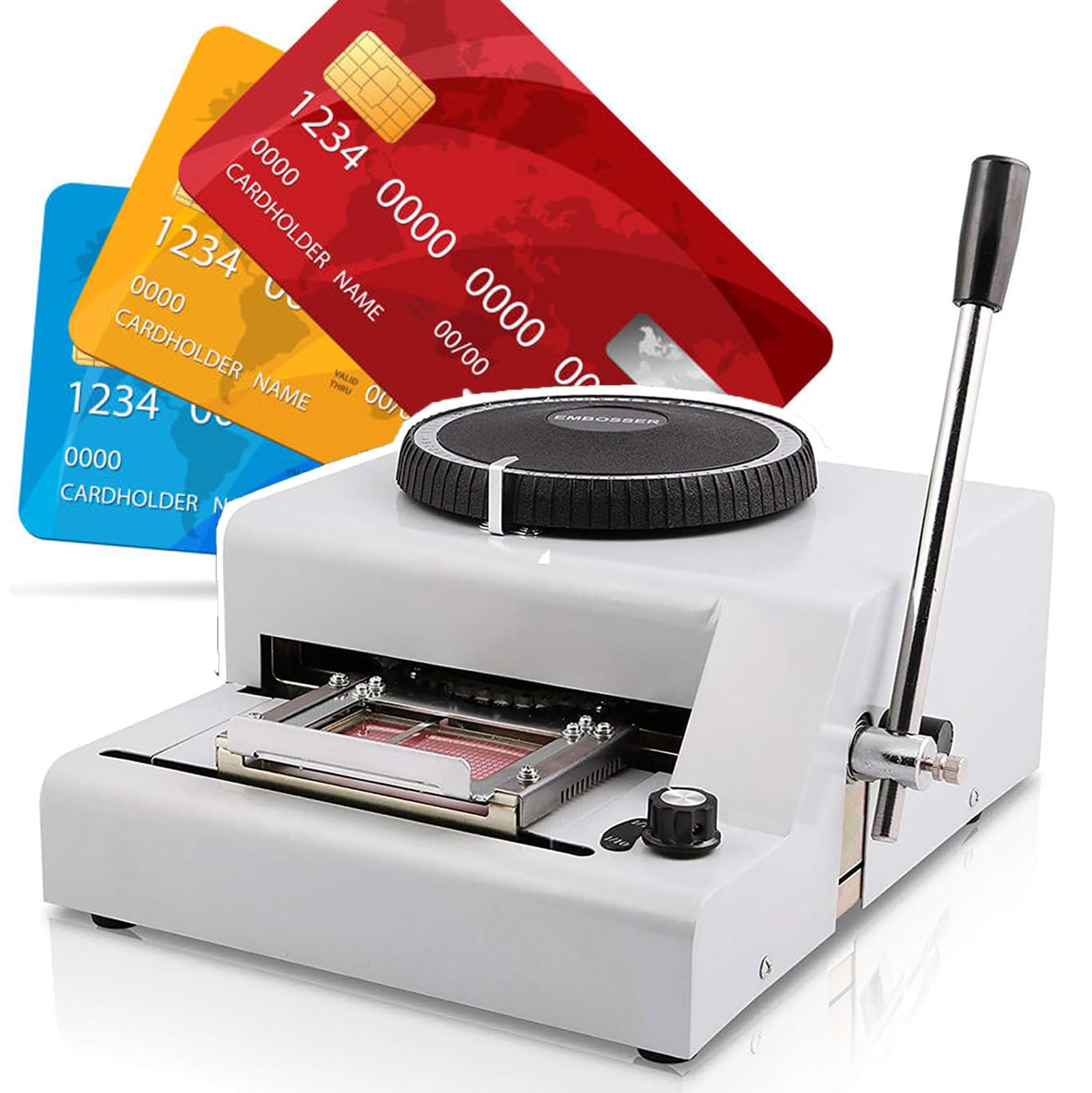 MáQuina de Estampado Manual de 72 Caracteres, Impresora de CóDigos y Relieve para Tarjetas Personalizadas de PVC, MáQuina de Estampado y CodificacióN Manual