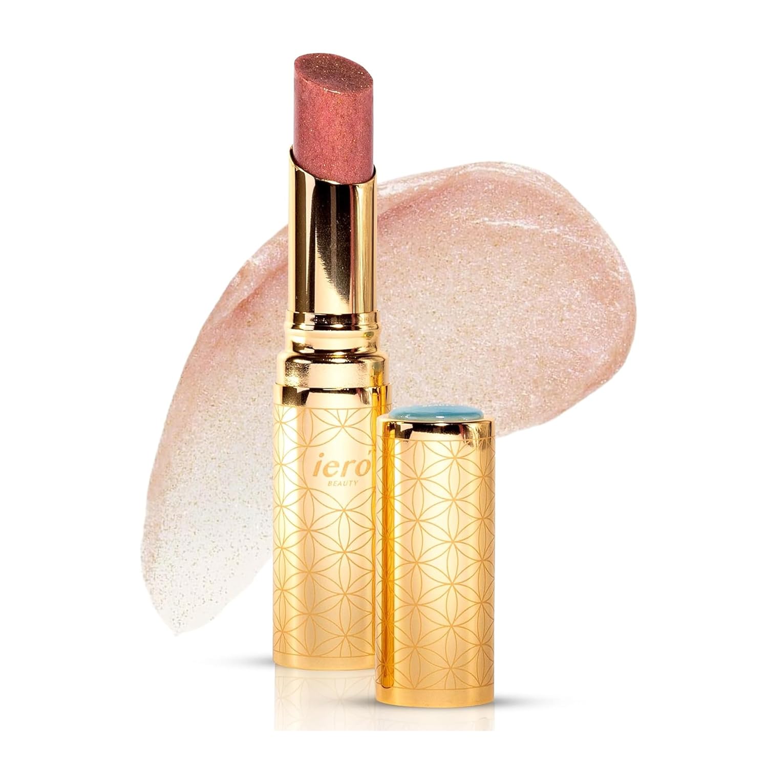 ieró Beauty Luminous pH Lip Balm, Moisturizing Vegan Tinted Lip Balm, 3-in-1 Soothing Lip Serum + Plumping Balm + pH Reactive Tint, Shea Butter & Vitamin E, Made in Italy - 0.088oz
