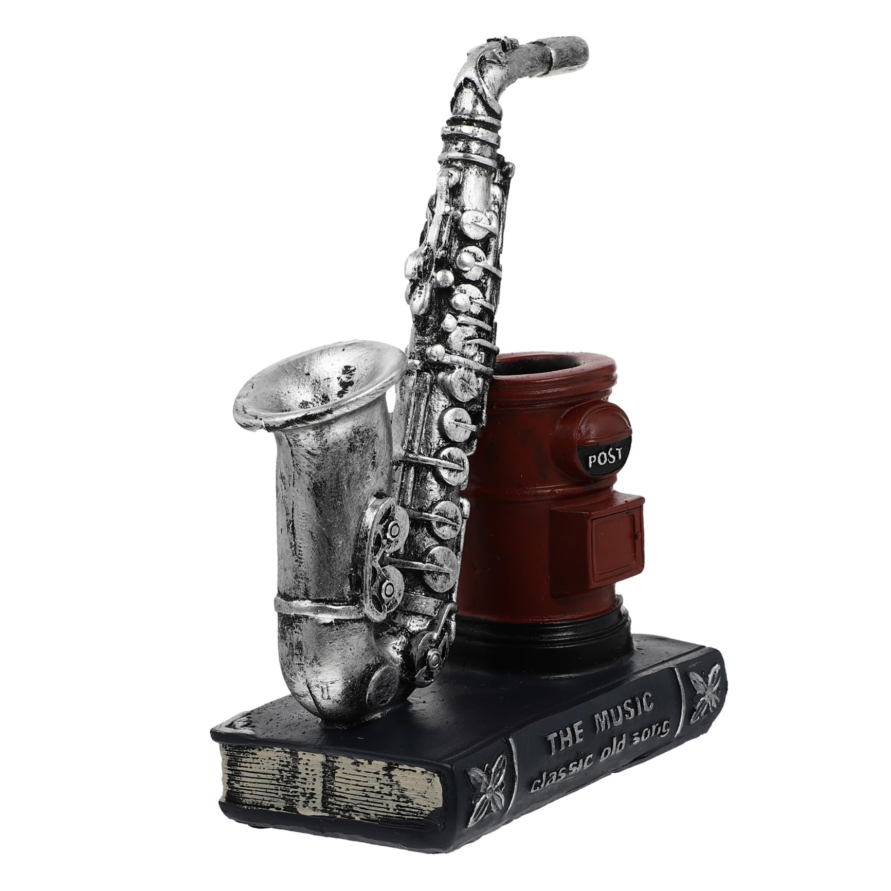 Stylo en résine motif musique pour organiser un bureau d'école ou de maison