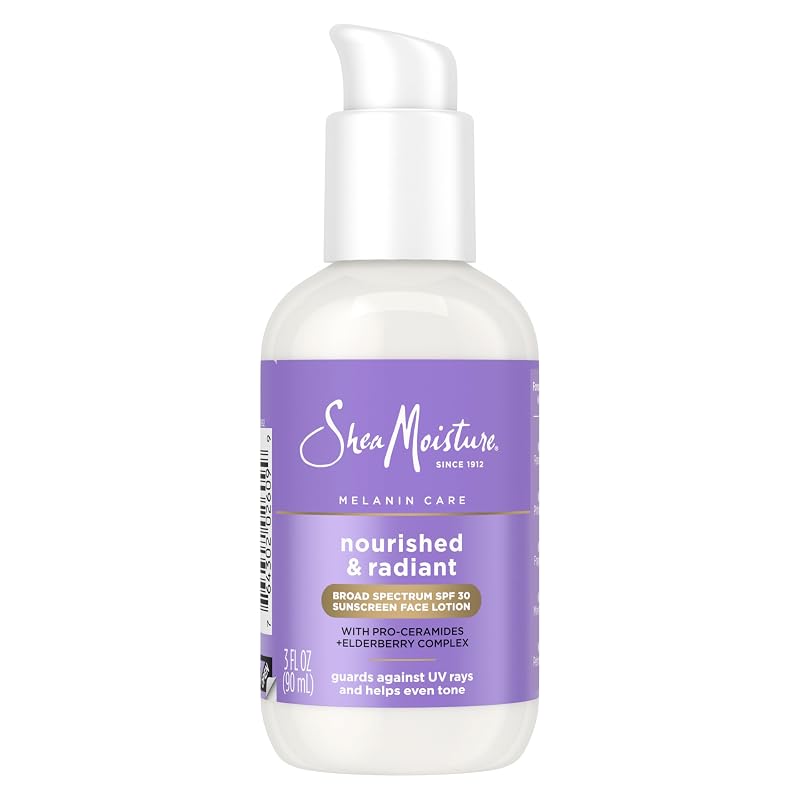 SheaMoisture Melanin Care Loção facial FPS 30, 90 mL
